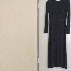 Black Long Sleeve Sheath Dress for Work